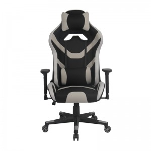 Großer Gaming-Stuhl aus Vollstoff mit LED-Lichtabdeckung und hoher Rückenlehne für Gamer
