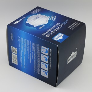 Cutie pliabilă din hârtie argintie de 382 g/m² Imprimare UV personalizată