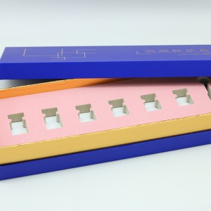 Tapa i base Caixa de regal de paper personalitzada de 3 peces Inserció C1S