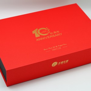 Customized CMYK rabatan kouvèti Flip Lip Paperboard Paper Box