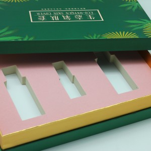 Customized CMYK Cinged Lid Flip Lip Paperboard Paper Box