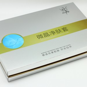 UV Coating Cardboard Paper Packing Box disesuaikan EVA Insert
