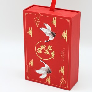 Festival Gift Packaging Drawer Packaging Box na May Ribbon