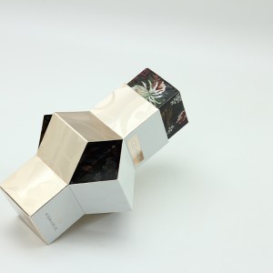 Caixa de cartró plegable C1S de disseny creatiu amb funda impresa