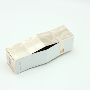 Caixa de cartón plegable C1S de deseño creativo con funda impresa