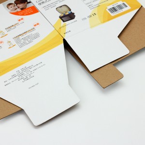 Snap Lock Bottom Corrugated Packaging Box Custom Print para sa Portable Ice Packaging