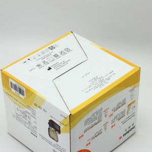 Kutia e ambalazhimit të valëzuar në fund të mbylljes së parakohshme Printim i personalizuar për paketimin portativ të akullit