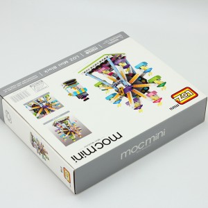 Jigsaw Puzzle को लागि ग्लोसी लेमिनेशन कार्डबोर्ड नालीदार बक्स प्याक
