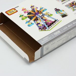 አንጸባራቂ Lamination Cardboard Corrugated Box Pack ለ Jigsaw እንቆቅልሽ