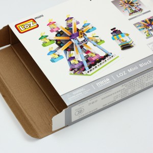 አንጸባራቂ Lamination Cardboard Corrugated Box Pack ለ Jigsaw እንቆቅልሽ