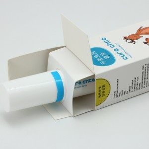 Paquet de consum de caixa de cartró plegable C1S d'impressió personalitzada