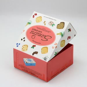 Empaquetado de la galleta de la hornada de la caja del cartón del plegado del papel de la categoría alimenticia