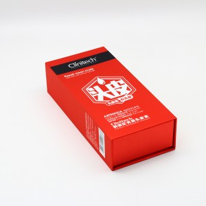 Здрава хартиена кутия с магнитна затваряща се панта CMYK печат