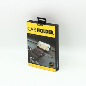 I-Foldable Paper Cardboard Hanger Box Idizayini Yangokwezifiso Iphrintiwe