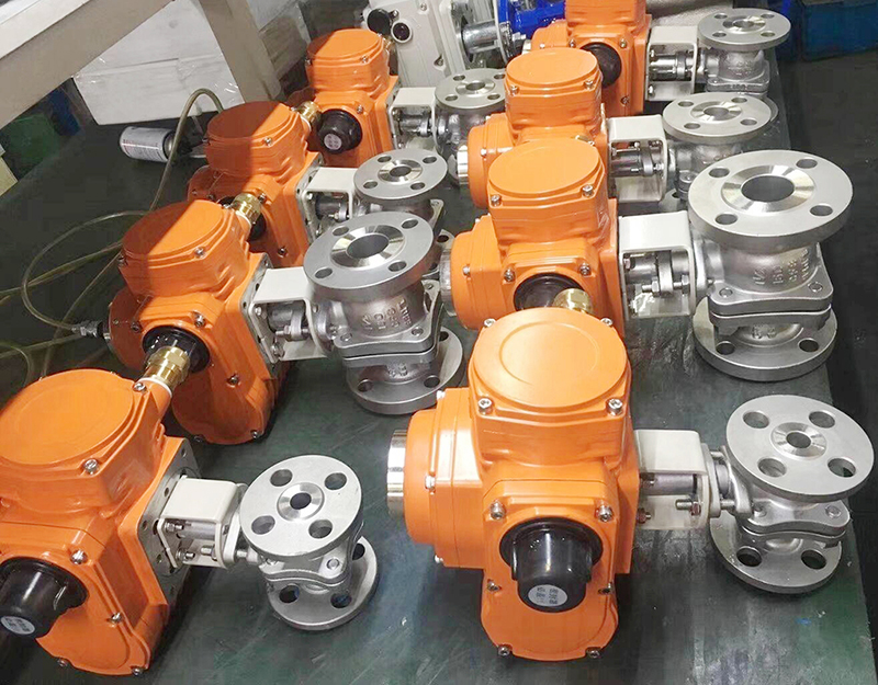The working principle of electric ball valve