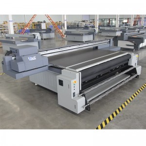 ម៉ាស៊ីនបោះពុម្ព 3321R ទ្រង់ទ្រាយធំ YC3321R UV Hybrid Printer Roll to Roll Printing Machine