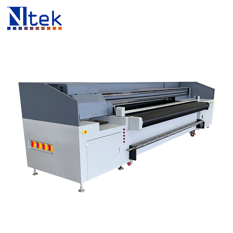 Машина великог формата УВ хибридни штампач Цена Дигитал Флек машина за штампање банера Истакнута слика