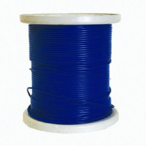 Jeklena vrv s PVC prevleko za tesnjenje kablov, telovadno opremo in skakalno vrv