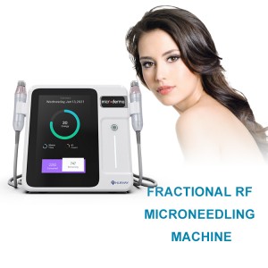 RF microneedling ຜິວຫນັງ tightening ເຄື່ອງໃບຫນ້າຍົກການກໍາຈັດ wrinkle