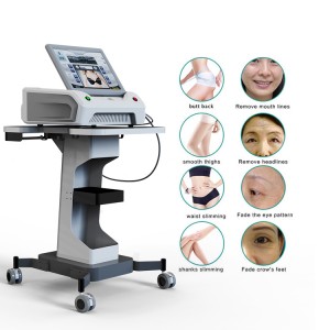3D HIFU Tshuab Anti-Puffiness Wrinkle Tshem Tawm Daim tawv nqaij Rejuvenation tsom Ultrasound Equipment Beauty Salon