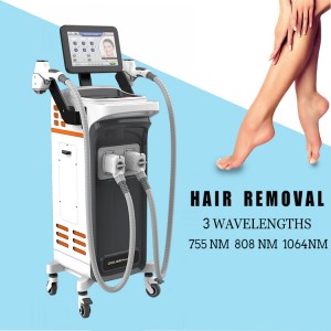 3000W Vertical diode laser 808NM hair removal machine
