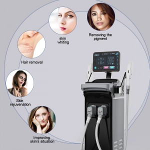 चीन आईपीएल हेयर रिमूवल श्री लेजर पिग्मेंटेशन थेरेपी त्वचा कायाकल्प सौंदर्य उपकरण
