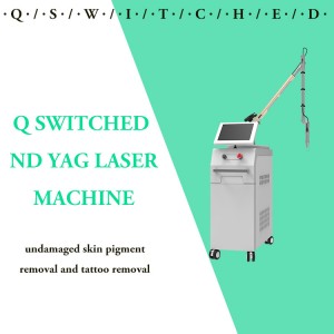 2021 Mesin Laser Ngilangi Tato lan Pigmentasi ND YAG Anyar
