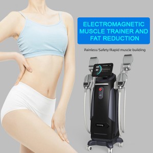 4 handles emsculpting slimming machine weight loss equipment muscle building body shaping
