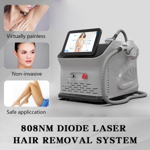 808nm Diode Laser Hair Removal Mesin 5-400ms Pulse Width Range