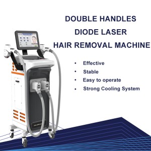 Sistem Cooling 755 808 1064Nm 3 Panjang Gelombang Dioda Laser Hair Removal Mesin