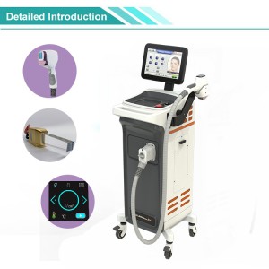 China 808nm Dispozitiv profesional Echipament medical Mașină de înfrumusețare Epilare cu laser cu diodă