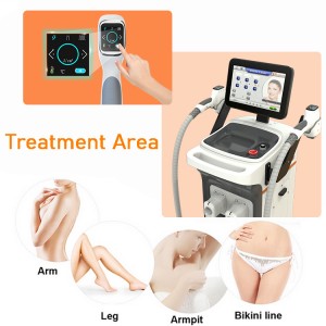 professional double handles diode laser hair removal machine for whole body