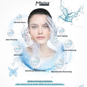 عالية الجودة المحمولة الماس المياه النفاثة تنظيف الوجه آلة تقشير اللوازم الطبية