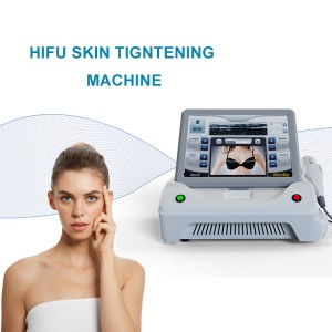 OEM/ODM-tillverkare Kina Mini Hifu-maskin Ansiktslyftning Bärbar hemmabruk Förbättra hudstrukturen för kroppsbantning