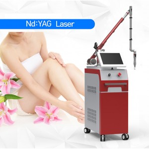 Hágæða Kína Ce samþykkt Q Switched ND YAG Laser Tattoo Removal Machine