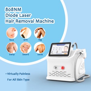 Factory Promotional China Babban High Power Dindindin Laser Diodo Portable 808nm Diode Laser Cire Gashi Machine