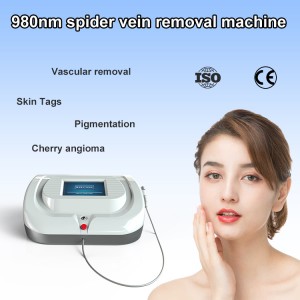 Máquina de ressecção vascular com laser de diodo 980nm e terapia de veias de aranha