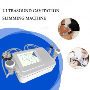 40K Ultrasonic Cavitation Vacuum RF ស្រកទម្ងន់ម៉ាស៊ីនរឹតបន្តឹងស្បែក