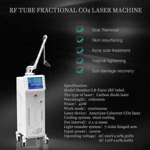 USA Coherent laser (RF pipe) 10600nm RF Fractional CO2 Laser Machine