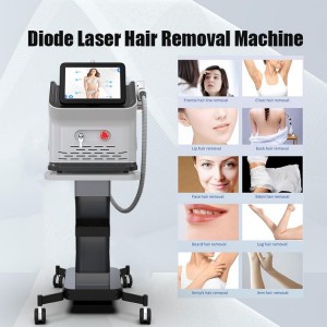 Newest Version Leadbeauty Quadruple Cooling Systems Single Handles Diode Laser Hair Removal Machine