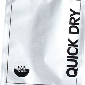 Customized Quick Dry Fitted Hair Towel Packaging Bags