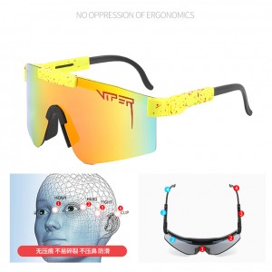 OEM&ODM Viper sunglasses Designer Oversized Bicycle Glasses Men Outdoor Sports Sunglasses