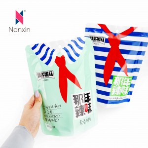 Patogūs stovintys maišeliai su užtrauktuku maistinių riešutų saldainių traškučių pakavimo maišeliui
