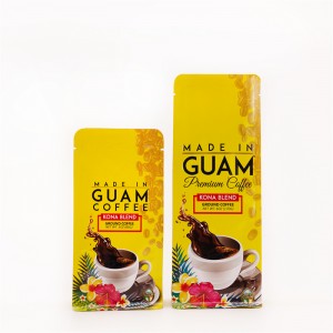 Coffee Bean Square Packaging ถุงกาแฟด้านล่างถุงพลาสติก