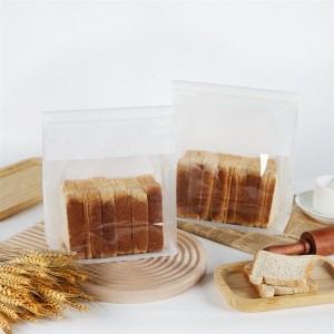 Kvadratinio dugno maistiniai sausainiai sumuštinių duonos pakuotė rudas kraftpopierinis kepinių maišelis