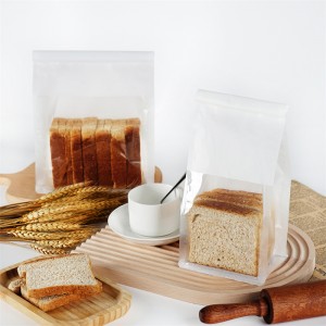 Kvadratinio dugno maistiniai sausainiai sumuštinių duonos pakuotė rudas kraftpopierinis kepinių maišelis