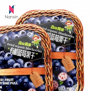Aṣa Titẹjade Logo Ṣiṣu apẹrẹ Frozen Strawberry Rasipibẹri Blueberry Resealable Sipper Laminate Plastic Bag