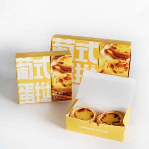 Egg Tart Cupcake Paketleme Cupcake Kutuları 6 Delik