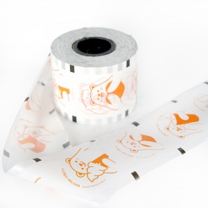 Захиалгат хэвлэмэл загвартай хуванцар PP цаасан ХАЧА аяга бөмбөлөгтэй сүүтэй цай битүүмжлэх хальсан өнхрөх
