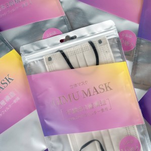 Maske za enkratno uporabo, vrečke za pakiranje obraza, prozorna zadrga, tristransko zaprta vrečka Runtz Edibles